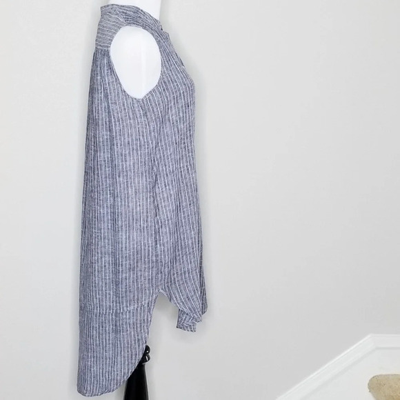 NWT Rails Jules Striped Linen Blend Tunic Dress XS - Picture 3 of 5